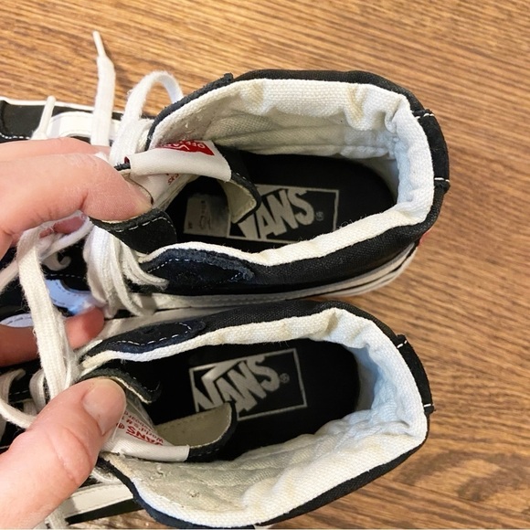 Vans | Unisex High Top Classic Black Skater Shoe Size Women’s 6.5/Men’s 5 - Picture 6 of 9